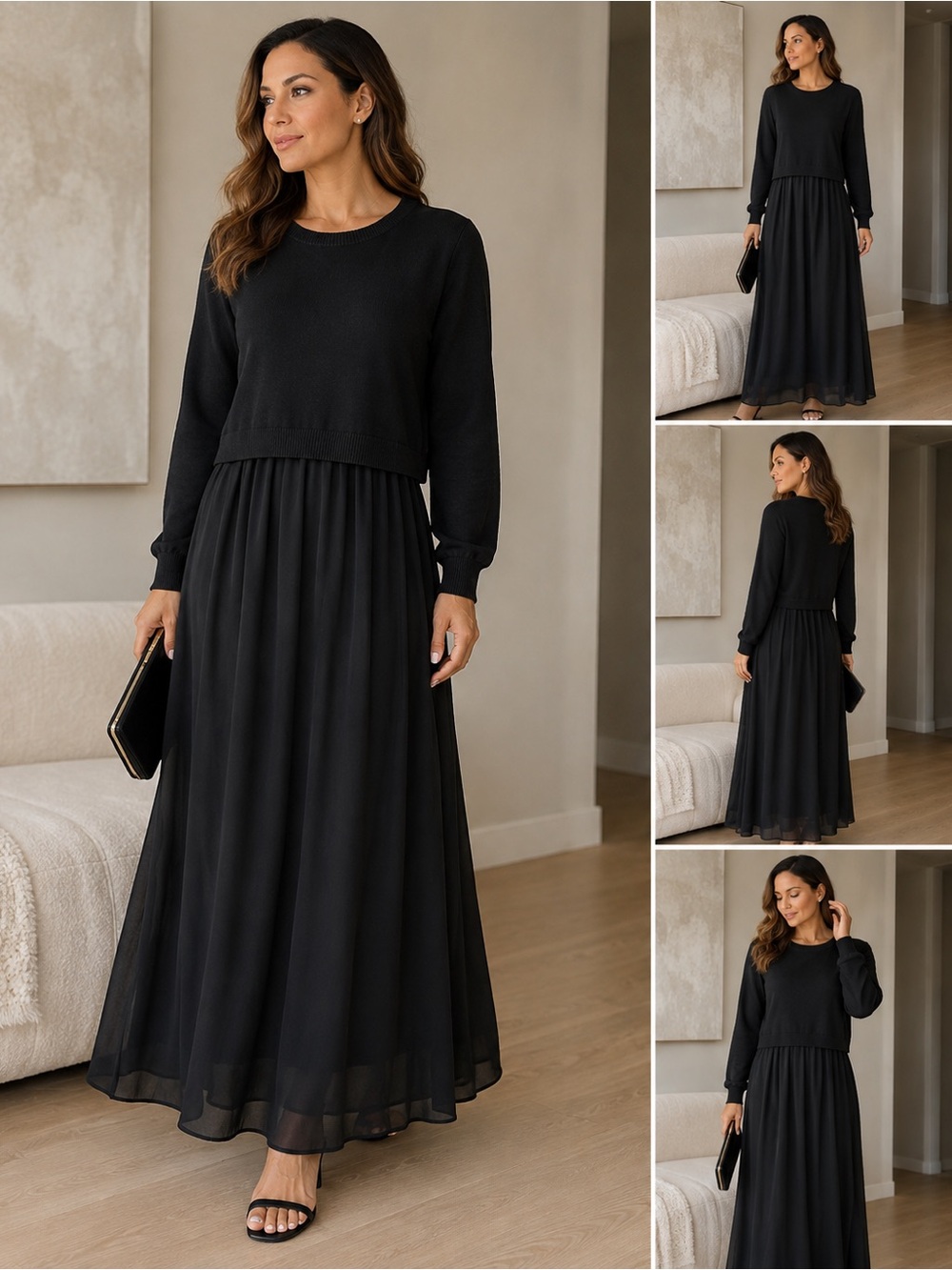 Max Studio Black Maxi Dress